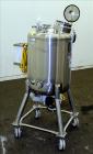 Used Precision Stainless Pressure Tank, 39.6 Gallon (150 Liter), 316L Stainless Steel, Vertical. 22
