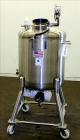 Used Precision Stainless Pressure Tank, 52.8 Gallon (200 Liter), 316L Stainless Steel, Vertical. 26