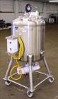 Used Precision Stainless Pressure Tank, 52.8 Gallon (200 Liter), 316L Stainless Steel, Vertical. 26