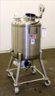Used Precision Stainless Pressure Tank, 52.8 Gallon (200 Liter), 316L Stainless Steel, Vertical. 26