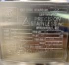 Used Precision Stainless Pressure Tank, 300 Liters