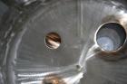 Used Precision Stainless Pressure Tank, 20 Gallon, 304L Stainless Steel, Vertical. 17-1/2 Diameter x 20 straight side, dished top and bottom. Internal rated 50 psi at 300 degrees F. Openings top (3) ...