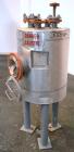 Used Precision Stainless Pressure Tank, 20 Gallon, 304L Stainless Steel, Vertical. 17-1/2’’ Diameter x 20’’ straight side, dished top and bottom. Internal rated 50 psi at 300 degrees F. Openings top ...