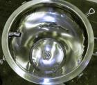 Used Precision Stainless Tank, 200 Liter (52.8 Gallon), 316L Stainless Steel, Vertical. 22’’ Diameter x 33’’ straight side. Flat open top with a 1 piece cover with a 1/3 hinged cover, dished bottom. ...