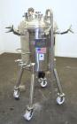 Used Precision Stainless Pressure Tank, 39.6 Gallon (150 Liter), 316L Stainless Steel, Vertical.  22-1/2” Diameter x 24” straight side, dished clamp on top, dished bottom.  Internal rated 67.5 psi at...