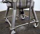 Used Precision Stainless Pressure Tank, 66 Gallon (250 Liter), 316L Stainless Steel, Vertical.  28” Diameter x 28” straight side, dished clamp on top, dished bottom. Internal rated 55.4 psi at –20 to...