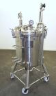 Used- Precision Stainless Pressure Tank, 66 Gallon (250 Liter), 316L Stainless Steel, Vertical.  28” Diameter x 28” straight...