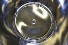 Used Precision Stainless Pressure Tank, 66 Gallon (250 Liter), 316L Stainless Steel, Vertical.  28” Diameter x 28” straight side, dished clamp on top, dished bottom. Internal rated 55.4 psi at –20 to...