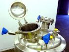 Used Precision Stainless Pressure Tank, 210 Liter (55.49 Gallon), 316 L Stainless Steel, Vertical.  Approximately 26.75