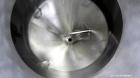 Used Precision Stainless Pressure Tank, 210 Liter (55.49 Gallon), 316 L Stainless Steel, Vertical.  Approximately 26.75