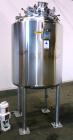 Used 1000 Liter Stainless Steel Precision Stainless Pressure Tank, Model XJSS-3