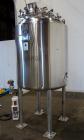 Used 1000 Liter Stainless Steel Precision Stainless Pressure Tank, Model XJSS-3