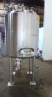 Used 1000 Liter Stainless Steel Precision Stainless Pressure Tank, Model XJSS-3