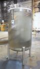 Used Precision Stainless Pressure Tank, 1750 Liter (462 Gallon), 316L Stainless Steel, Vertical. 44