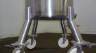 Used Precision Stainless Tank, 200 Liters (52.8 Gallons), 316L Stainless Steel, Vertical.  Approximately 20