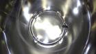 Used Precision Stainless Tank, 200 Liters (52.8 Gallons), 316L Stainless Steel, Vertical.  Approximately 20