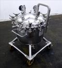 Used Precision Stainless Pressure Tank, 26.4 Gallons (100 Liters), 316L Stainless Steel, Vertical. 23-5/8