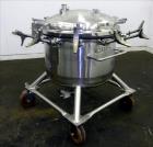 Used Precision Stainless Pressure Tank, 26.4 Gallons (100 Liters), 316L Stainless Steel, Vertical. 23-5/8