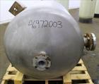 Used Precision Stainless Tank, 100 Gallons, 316 Stainless Steel, Vertical.