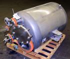 Used Precision Stainless Tank, 100 Gallons, 316 Stainless Steel, Vertical.