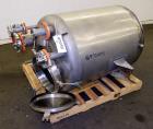 Used Letsch Precision Stainless Tank, 100 Gallons, 316 Stainless Steel, Vertica