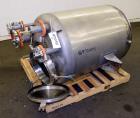 Used- Letsch Precision Stainless Tank, 100 Gallons, 316 Stainless Steel, Vertica