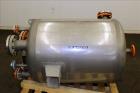 Used Precision Stainless Tank, 100 Gallons, 316 Stainless Steel, Vertical.