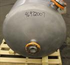 Used Precision Stainless Tank, 100 Gallons, 316 Stainless Steel, Vertical.