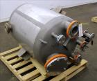 Used Precision Stainless Tank, 100 Gallons, 316 Stainless Steel, Vertical