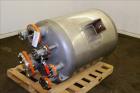 Used Precision Stainless Tank, 100 Gallons, 316 Stainless Steel, Vertical