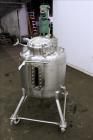Used Precision Stainless Pressure Tank, 250 liter (66 Gallon), 316L Stainless Steel, Vertical. 30
