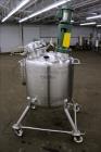 Used Precision Stainless Pressure Tank, 250 liter (66 Gallon), 316L Stainless Steel, Vertical. 30