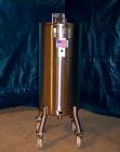 USED: Precision Stainless Tank, 52 gallon, 316L stainless steel, vertical. 20