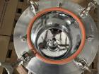 Used Precision Stainless 5 Gallon (20 Liter) Pressure/Vacuum Freeze Tank – 316L SS, Jacketed, Portable, 50 PSI