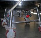 USED: Precision Stainless pressure tank, 53 gallon, 316L stainless steel, polished internal. 24