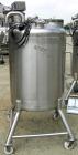 USED: Precision stainless tank, 100 gallon, 316 stainless steel, vertical. 32