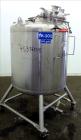 Used- 800 Liter Stainless Steel Precision Stainless Pressure Tank