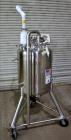 Used- Pure-Flo Precision Pressure Tank, 100 Liter (26.4 Gallon), 316L Stainless