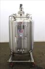 Used Precision Stainless Pressure Tank, 600 Liter (158.50 Gallon), 316L Stainless Steel, Vertical. 36