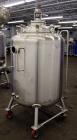 Used Precision Stainless Pressure Tank, 600 Liter (158.50 Gallon), 316L Stainless Steel, Vertical. 36