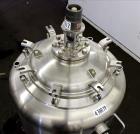 Used Precision Stainless Pressure Tank, 600 Liter (158.50 Gallon), 316L Stainless Steel, Vertical. 36