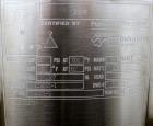 Used Pure-Flo Precision Pressure Tank, 150 liter (39 Gallon), 316L Stainless Steel, Vertical. 26