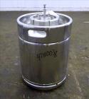 Used Bolz Rutten Sterile Storage Systems Pressure Tank, 13.2 Gallon (50 Liter) Capacity, 316L Stainless Steel, Vertical. Approximate 395mm (15.5