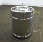 Used Bolz Rutten Sterile Storage Systems Pressure Tank, 13.2 Gallon (50 Liter) Capacity, 316L Stainless Steel, Vertical. Approximate 395mm (15.5