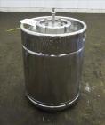 Used Bolz Rutten Sterile Storage Systems Pressure Tank, 13.2 Gallon (50 Liter) Capacity, 316L Stainless Steel, Vertical. Approximate 395mm (15.5
