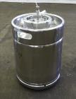 Used Bolz Rutten Sterile Storage Systems Pressure Tank, 13.2 Gallon (50 Liter) Capacity, 316L Stainless Steel, Vertical. Approximate 395mm (15.5