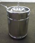 Used- Bolz Rutten Sterile Storage Systems Pressure Tank, 13.2 Gallon