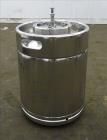 Used Bolz Rutten Sterile Storage Systems Pressure Tank, 13.2 Gallon (50 Liter) Capacity, 316L Stainless Steel, Vertical. Approximate 395mm (15.5