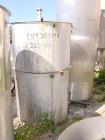 USED: Sani Tank, 300 gallon, stainless steel, vertical. 38