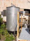 USED: Sani Tank, 300 gallon, stainless steel, vertical. 38